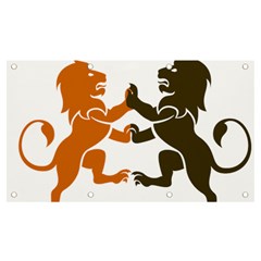 Lions Animals Wild Cats Banner And Sign 7  X 4  by Semog4