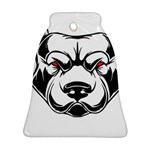 Dog Animal Mammal Bulldog Pet Bell Ornament (Two Sides) Back