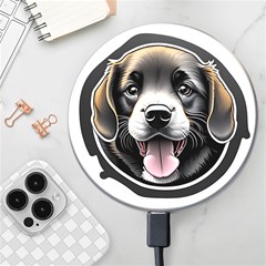 Dog Animal Puppy Pooch Pet Wireless Fast Charger(white) by Semog4