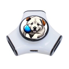 Dog Animal Pet Puppy Pooch 3-port Usb Hub by Semog4