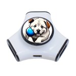 Dog Animal Pet Puppy Pooch 3-Port USB Hub Front