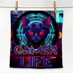 Gamer Life Face Towel by minxprints