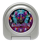 Gamer Life Travel Alarm Clock Front