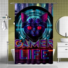 Gamer Life Shower Curtain 48  X 72  (small)  by minxprints