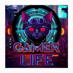 Gamer Life Medium Glasses Cloth by minxprints