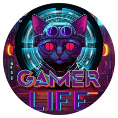 Gamer Life Round Trivet by minxprints