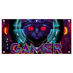 Gamer Life Banner And Sign 4  X 2  by minxprints