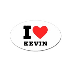 I Love Kevin Sticker (oval) by ilovewhateva