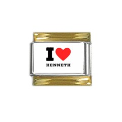 I Love Kenneth Gold Trim Italian Charm (9mm) by ilovewhateva