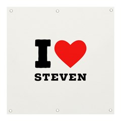 I Love Steven Banner And Sign 3  X 3  by ilovewhateva