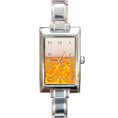 Beer Texture Drinks Texture Rectangle Italian Charm Watch by Semog4