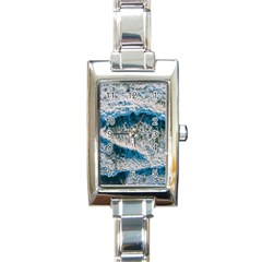 Waves Wave Nature Beach Rectangle Italian Charm Watch by Semog4