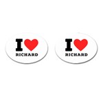 I love richard Cufflinks (Oval) Front(Pair)