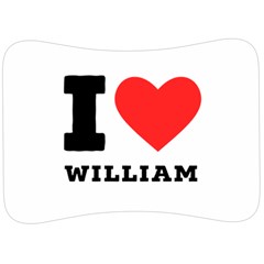 I Love William Velour Seat Head Rest Cushion by ilovewhateva