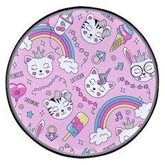 Beautiful Cute Animals Pattern Pink Wireless Fast Charger(black) by Semog4