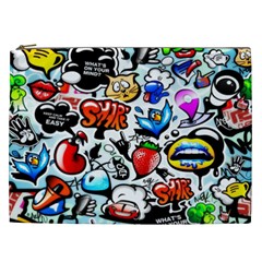 Graffiti Art Cartoon Comic Cosmetic Bag (xxl) by Salman4z