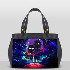 Rick And Morty In Outer Space Oversize Office Handbag by Salman4z