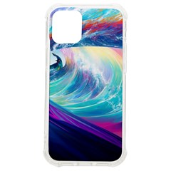 Waves Ocean Sea Tsunami Nautical Nature Water Iphone 12 Mini Tpu Uv Print Case	 by Jancukart