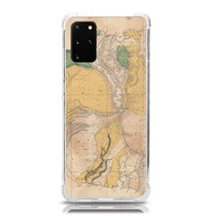 Vintage World Map Physical Geography Samsung Galaxy S20plus 6 7 Inch Tpu Uv Case by Sudheng