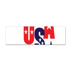 Usa Stars Fourth Of July Symbol America Usa Stars Sticker (bumper) by Wegoenart