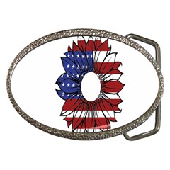 Us Flag Flower Sunshine Flag America Usa Belt Buckles by Wegoenart