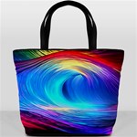 Art Fantasy Painting Colorful Pattern Design Bucket Bag Front