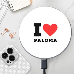 I Love Paloma Wireless Fast Charger(white) by ilovewhateva