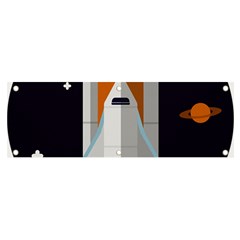 Rocket Space Universe Spaceship Banner And Sign 6  X 2  by Salman4z