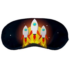 Rocket Take Off Missiles Cosmos Sleeping Mask by Salman4z