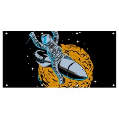 Astronaut Planet Space Science Banner And Sign 8  X 4  by Salman4z