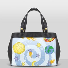 Science Fiction Outer Space Oversize Office Handbag by Salman4z