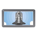 Rocket Shuttle Spaceship Science Memory Card Reader (Mini) Front