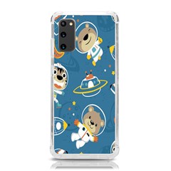 Seamless-pattern-funny-astronaut-outer-space-transportation Samsung Galaxy S20 6 2 Inch Tpu Uv Case by Salman4z