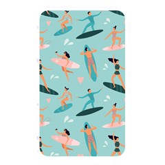 Beach-surfing-surfers-with-surfboards-surfer-rides-wave-summer-outdoors-surfboards-seamless-pattern- Memory Card Reader (rectangular) by Salman4z