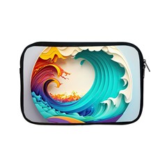 Tsunami Tidal Wave Waves Minimalist Ocean Sea Apple Ipad Mini Zipper Cases by Ravend