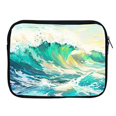 Waves Ocean Sea Tsunami Nautical Painting Apple Ipad 2/3/4 Zipper Cases by Ravend