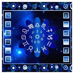 Astrology Horoscopes Constellation Lightweight Scarf  by danenraven