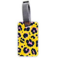 Leopard-print-seamless-pattern Luggage Tag (two Sides) by Salman4z