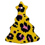 Leopard-print-seamless-pattern Ornament (Christmas Tree)  Front