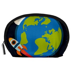 Spaceship-design Accessory Pouch (large) by Salman4z