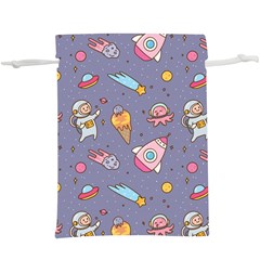 Outer-space-seamless-background Lightweight Drawstring Pouch (xl) by Salman4z