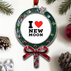 I Love New Moon Metal X mas Lollipop With Crystal Ornament by ilovewhateva