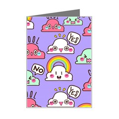 Cloud-seamless-pattern -- Mini Greeting Card by Salman4z