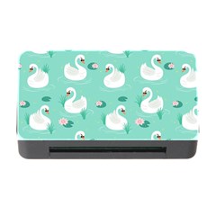 Elegant Swan Seamless Pattern Memory Card Reader With Cf by pakminggu