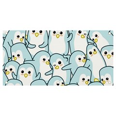 Penguins Pattern Banner And Sign 4  X 2  by pakminggu