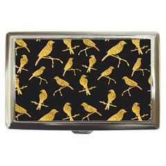 Background With Golden Birds Cigarette Money Case by pakminggu