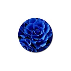 Blue Roses Flowers Plant Romance Blossom Bloom Nature Flora Petals Golf Ball Marker by pakminggu