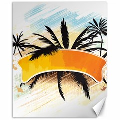 Hawaii Beach Summer Canvas 16  X 20  by pakminggu