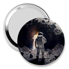 Astronaut Space Walk 3  Handbag Mirrors by danenraven