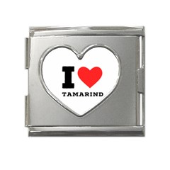 I Love Tamarind Mega Link Heart Italian Charm (18mm) by ilovewhateva